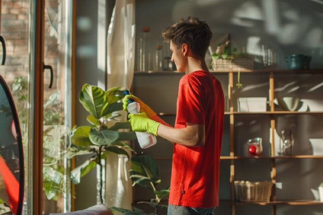 Home space cleansing for a peaceful home energy purification